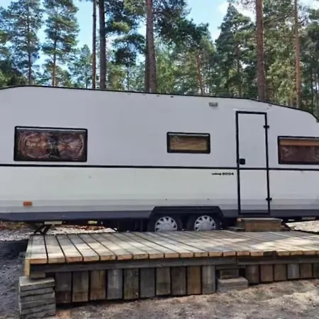 Caravan By The Sea In Airisto Campsite Klofsan